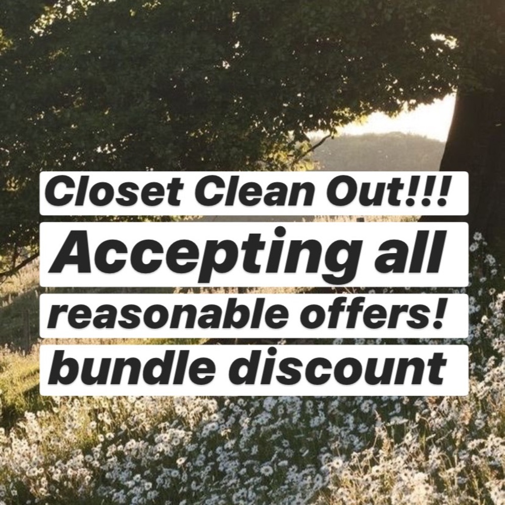 All clothes must go!!